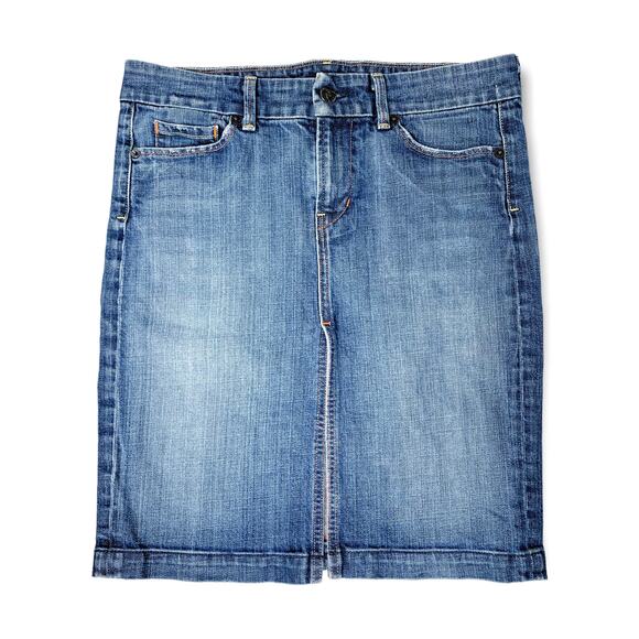 Citizens of Hummanity Womens Size 28 Sophia #300 Medium Wash Denim Skirt - Picture 1 of 12